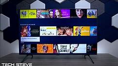 Tizen OS Interface Overview Samsung TU7000 Television