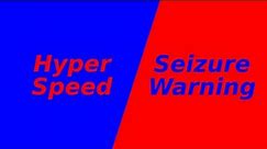 Hyper Speed Flashing Color Changing - Red Blue Screen [10 Minutes SEIZURE WARNING]