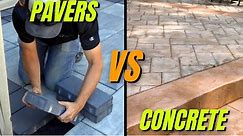 Stamped Concrete VS Pavers | Pros and Cons