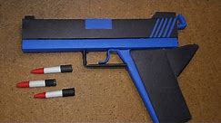|DIY| How to Make a Paper Defense Gun That Shoot Paper Bullet-Toy Weapons-By. Dr.Origami