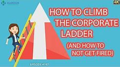 How to Climb the Corporate Ladder and How to Not Get Fired