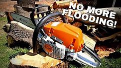 How to easily start a Stihl Chainsaw - NO MORE FLOODING!