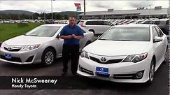 2014 Toyota Camry LE and Camry SE Comparison