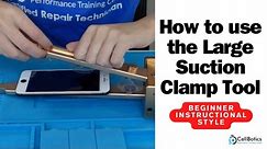 How to open an iPhone with a suction clamp tool - for Beginners - Step by Step