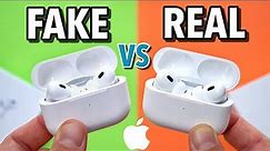 FAKE VS REAL Apple AirPods Pro 2 - Perfect Clone - Buyers Beware!