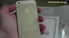 iPhone 5S Gold Unboxing Deutsch