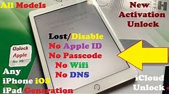 Unlock iCloud Activation Lock✔ Without Apple ID/DNS/WIFI/Tool✔ All Models iPad/iPhone iOS✔