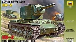 Zvezda 1/35 KV-2 Soviet Heavy Tank "King of Derp" Build-log and Reveal
