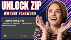 How to Forget zip file password || How to unlock zip file password || Zip file password recovery