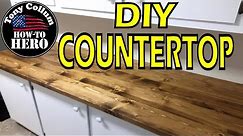 Laundry room cabinets | RUSTIC | COUNTERTOP | Tony Collum the HOW-TO HERO