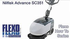 How To Scrub a Floor in Tight Spaces With The Nilfisk Advance SC351 Compact Floor Scrubber