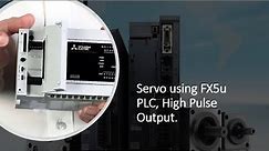 Run Servo Motor with Mitsubishi PLC High Speed Output DDRVI, DPLSY, TBL For Servo Pulse Train Input