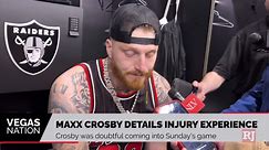 Maxx Crosby details injury status
