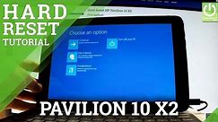 Hard Reset HP Pavilion 10 X2 - Remove Password in Windows Tab