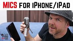 How to connect microphones to an iPhone or iPad