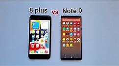 iphone 8 plus vs Samsung Galaxy note 9 speed test | comparison