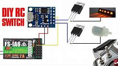 How To Make On/Off Switch For RC. DIY 2 Functions PWM Switch.