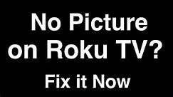 Roku TV No Picture but Sound - Fix it Now