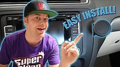 How to Install a Phone Mount in a Mk6 Volkswagen - Rennline Exact Fit Magnetic - Jetta / Golf