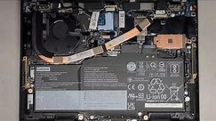 Lenovo ThinkPad X1 Nano Gen 1 Disassembly SSD Upgrade Battery Motherboard Logicboard Removal