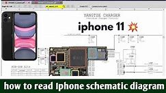 how to read Iphone schematic diagram | Iphone repairing course