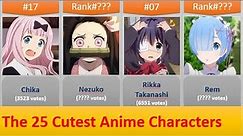 The 25 Cutest 🥰 Anime Characters Of All Time