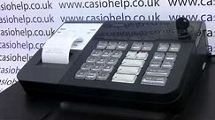 CASIO SES10 / PCR-T280 Cash Register Set Up / Programming