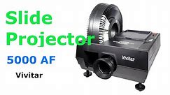 How To Use Slide Projector Vivitar 5000AF (Beginners Quick Guide)