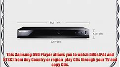 Samsung All Multi Region Code Zone Free PAL/NTSC DVD Player with USB