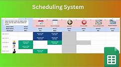 employee scheduling system with google sheets