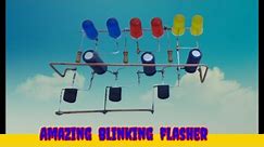 led flasher circuit using bc547 | Blinking led circuit | how to make flasher light circuit | led