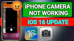 iPhone Camera Not Working iOS 16 ( How To Fix Camera Problem on iPhone iPad After iOS 16 Update )