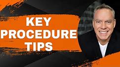 Key Procedure Tips for Chiropractors | Dr. Tory Robson