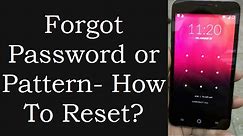 How To Reset Android Password or Pattern Without Losing Data When You Forget Password