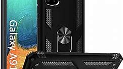 ADDIT A71 5G Case/A91 Case/S10 Lite Case/M80s Case, Military Grade Protective Case with Ring and Car Mount Kickstand for Samsung Galaxy A71 5G/A91/S10 Lite/M80s - Black