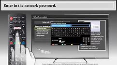 Panasonic - Television - Function - Wi-Fi set up using SSID and Password connection.