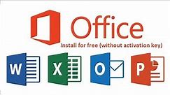 How to install Microsoft Office for free (without product key)