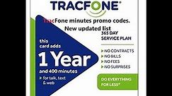 TracFone minutes promo codes JUNE 2019 | Tracfone promo codes