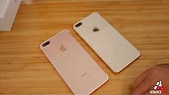 iPhone 8 Plus Unboxing & New Gold vs Rose Gold Comparison