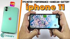 iPhone 11 refurbished Gaming Review 🔥 RenderLag , FrameDrop Test 👍 Bgmi 2024