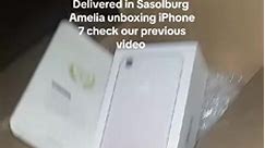 Unboxing Brand new iPhone 7🚨🍏 Arrived in Sasolburg Amelia ❤️📍 satisfied customer is the best business strategy of all..happy customers from the best online store thank you to @TheCourierGuy We are iphone resllers and you can get yourself a pre owned iphone or brand new iphone and we do trade in where you can sell your old phones and stop asking yourself where can i sell my phone we are the iphone plugs and you can get your dream iphone on our website to buy cheap iphones @solid_gadgets_store.