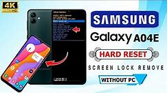 Without Pc 2024 🔥 How to Unlock Samsung A04e Phone if Forgot Password ✅ Samsung A04e Factory Reset 🔥