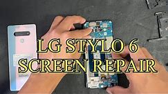 LG Stylo 6 - How To Take Apart - Glass Screen Repair - LCD
