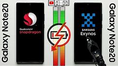 Galaxy Note 20: Snapdragon vs. Exynos Battery Test