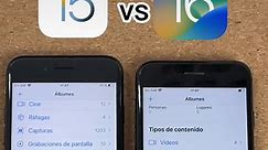 iOS 15 ve iOS 16 #iphone #ios | ios 16 iphone 7 plus