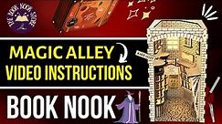 Mysterious Magic Alley DIY Book Nook Kit - Video Instructions | The Book Nook Store