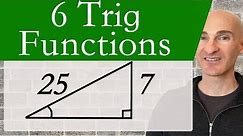 Evaluate the Six Trigonometric Functions of the Angle