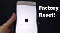 Factory Reset ANY iPhone (iOS 12 & Newer)
