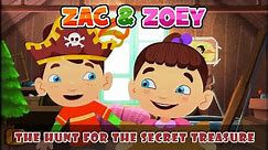 Adventures with Zac & Zoey #1 - Go in search of a secret treasure! | Kiddopia Games