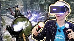SKYRIM IN VIRTUAL REALITY! | Skyrim VR: Elder Scrolls V (PSVR Gameplay Review)
